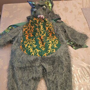 Vintage Green Dragon Child's Costume